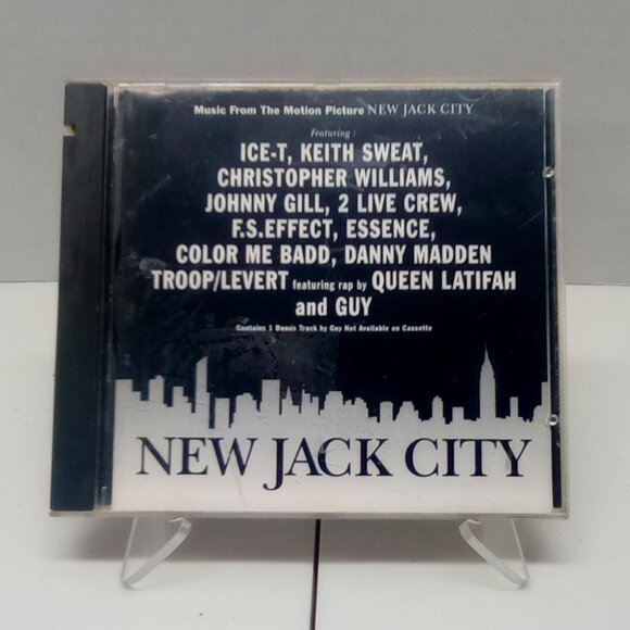 New Jack City Soundtrack CD Classic 90s R&B & HipHop Ice-T Queen Latifah - Picture 1 of 3